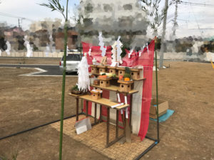 【地鎮祭】地鎮祭の様子