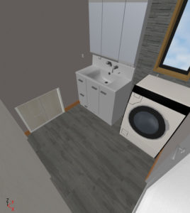 【架空ＷＥＢ内覧会】洗面室